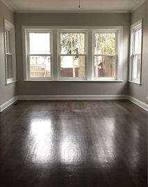 About Left Image of floor and windows