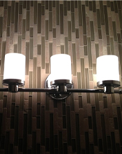 About Right Image of lights and tile